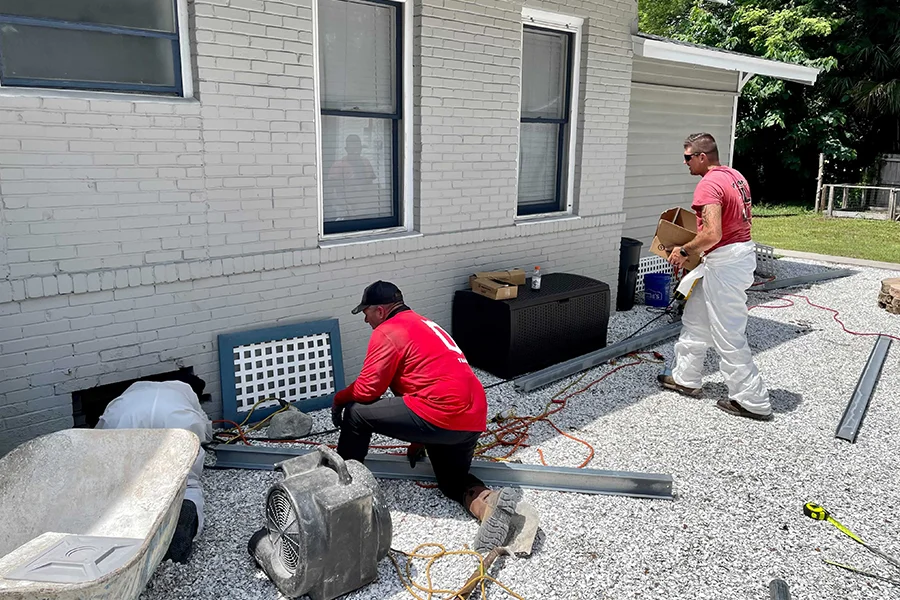 Pier and Beam or Block and Base Foundation Repair